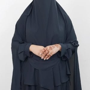 সুকুন কালো কালার হিজাব (কোড-SK05)