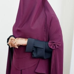 সুকুন মেরুন কালার হিজাব (কোড-SK02)